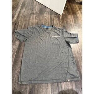 Mens north face shirt gray activewear pocket t shirt outdoor